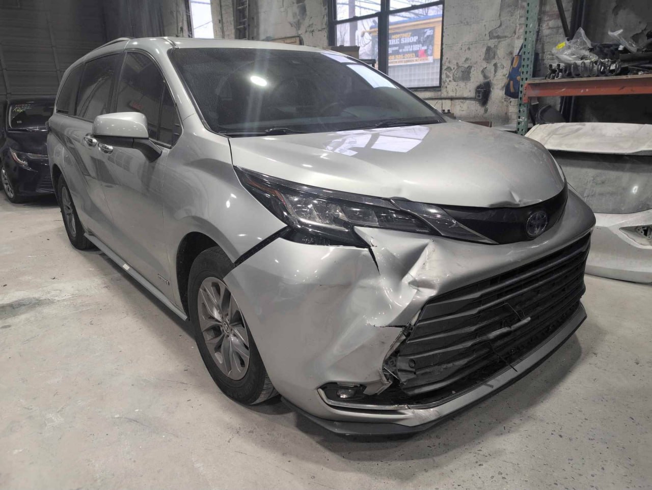Before — Toyota Sienna — Front-End Collision Repair
